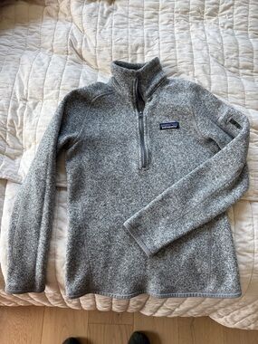 Patagonia Gray Women's Half-Zip Fleece Pullover